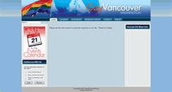 Desktop Screenshot of gayvancouverwa.org